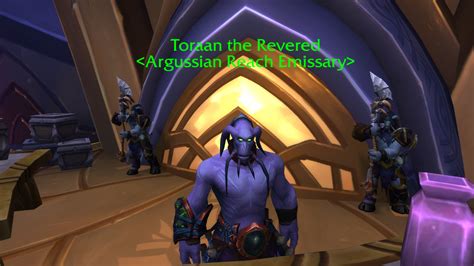 are there rep contracts for argussian reach in wow